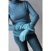 Grei Base Layer Turtleneck in Light Blue