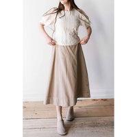 Apiece Apart Lino Top in Cream