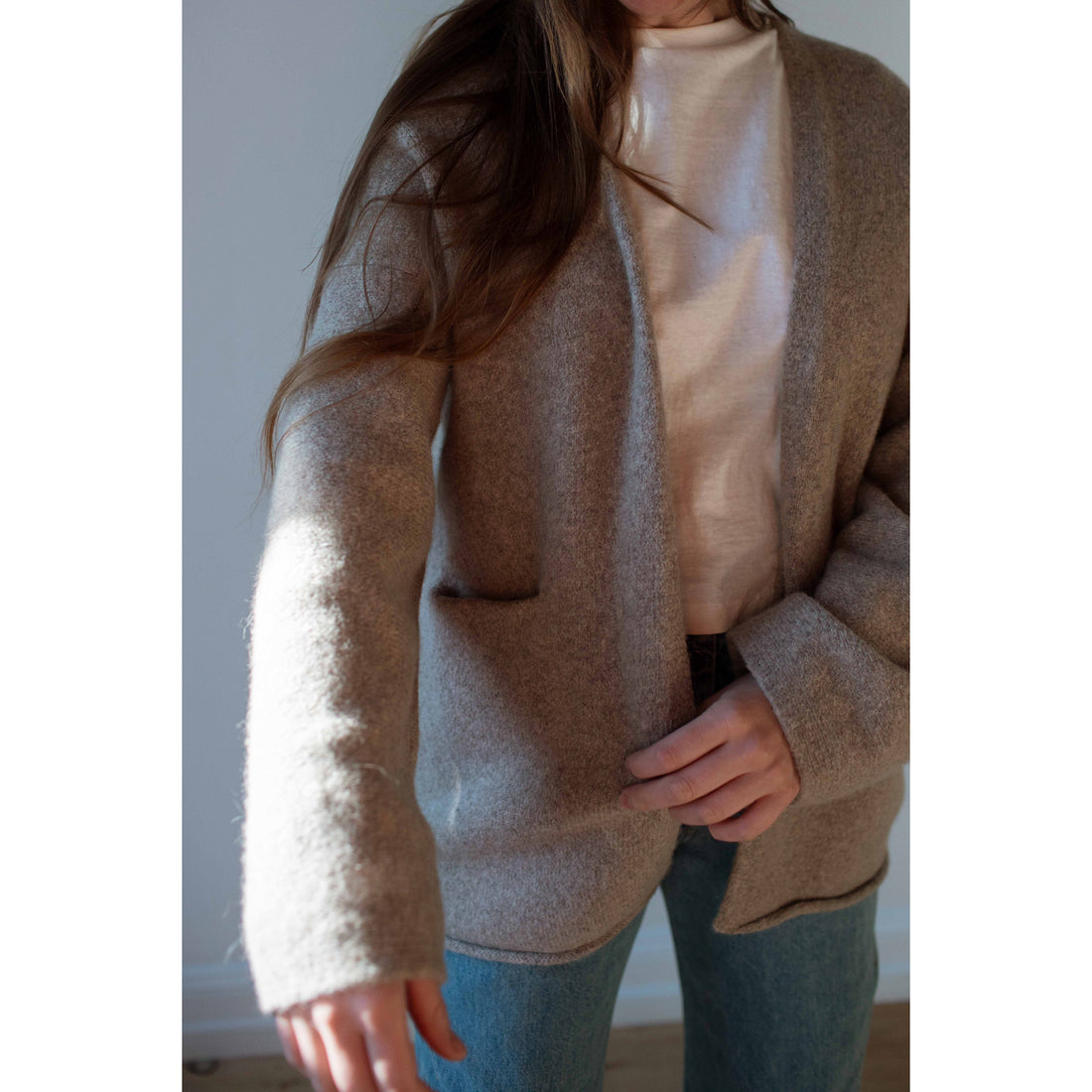 Lauren Manoogian Open Cardigan in Dust