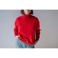 Nicholson & Nicholson Polly Knit Turtleneck in Red