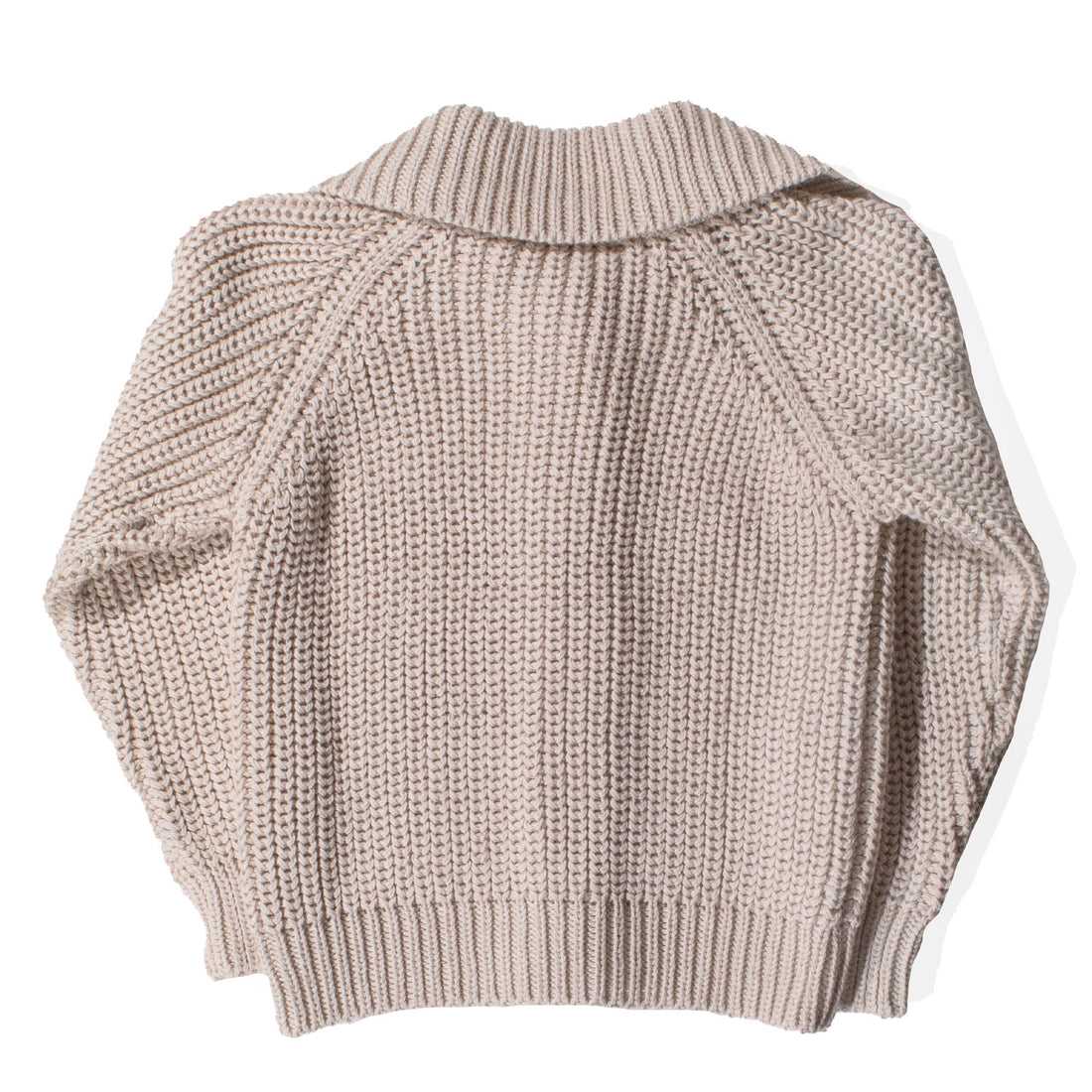 Caron Callahan Freda Cardigan in Ecru Organic Cotton/ Alpaca