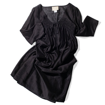 Anaak Mai Longsleeve Dress in Onyx