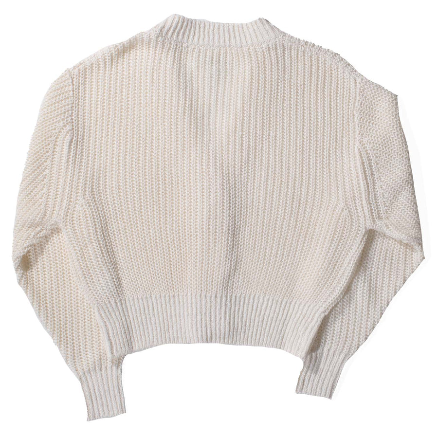 Apiece Apart Gada Cropped Cardi in Cream