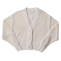 Apiece Apart Gada Cropped Cardi in Cream