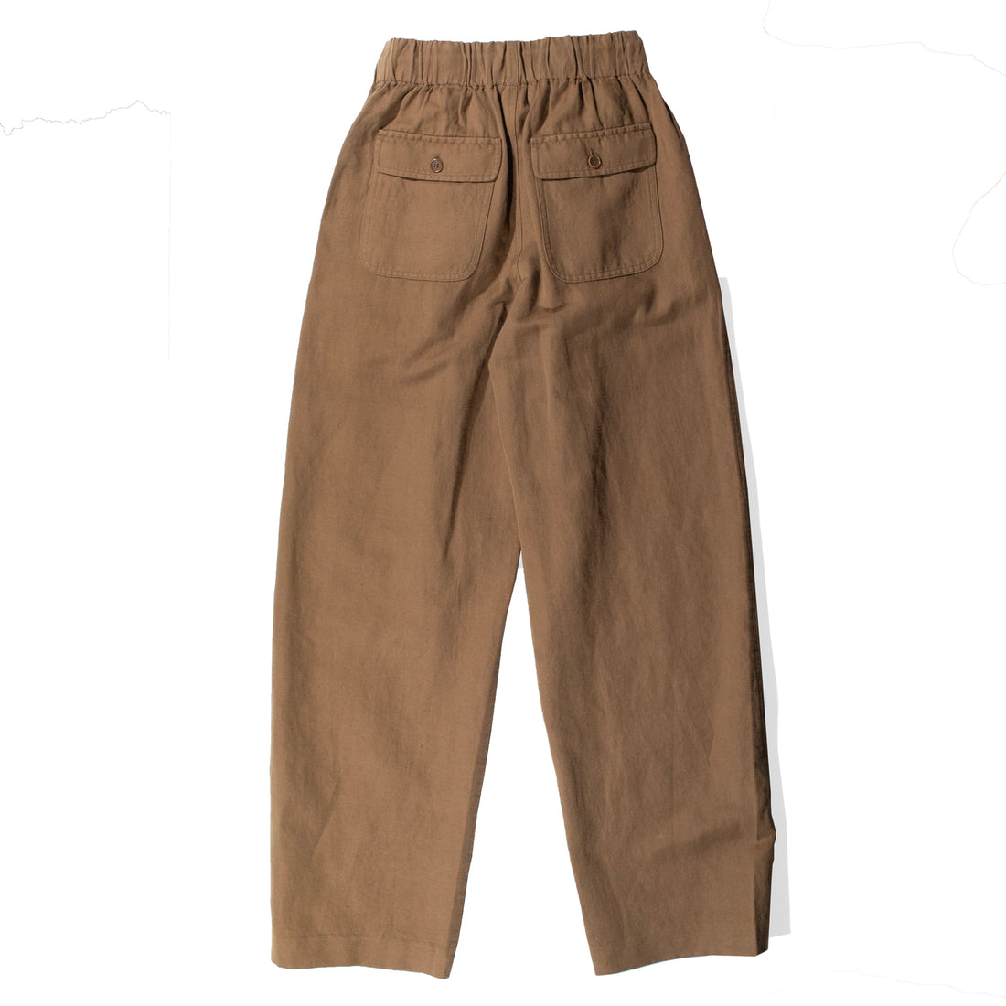 Apiece Apart Manu Drawstring Pant in Toffee