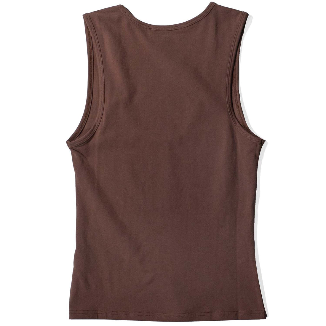 Apiece Apart Uri Low-Cut Tank in Chocolate