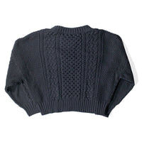 Shaina Mote Fisherman Sweater in Navy