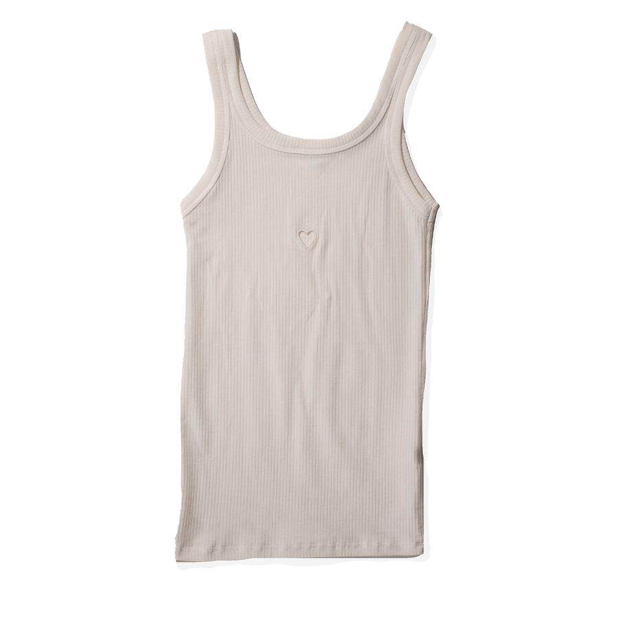 Baserange Heart Tank in Undyed