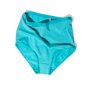 Baserange Highwaist Bell Pants in Charles Turquoise