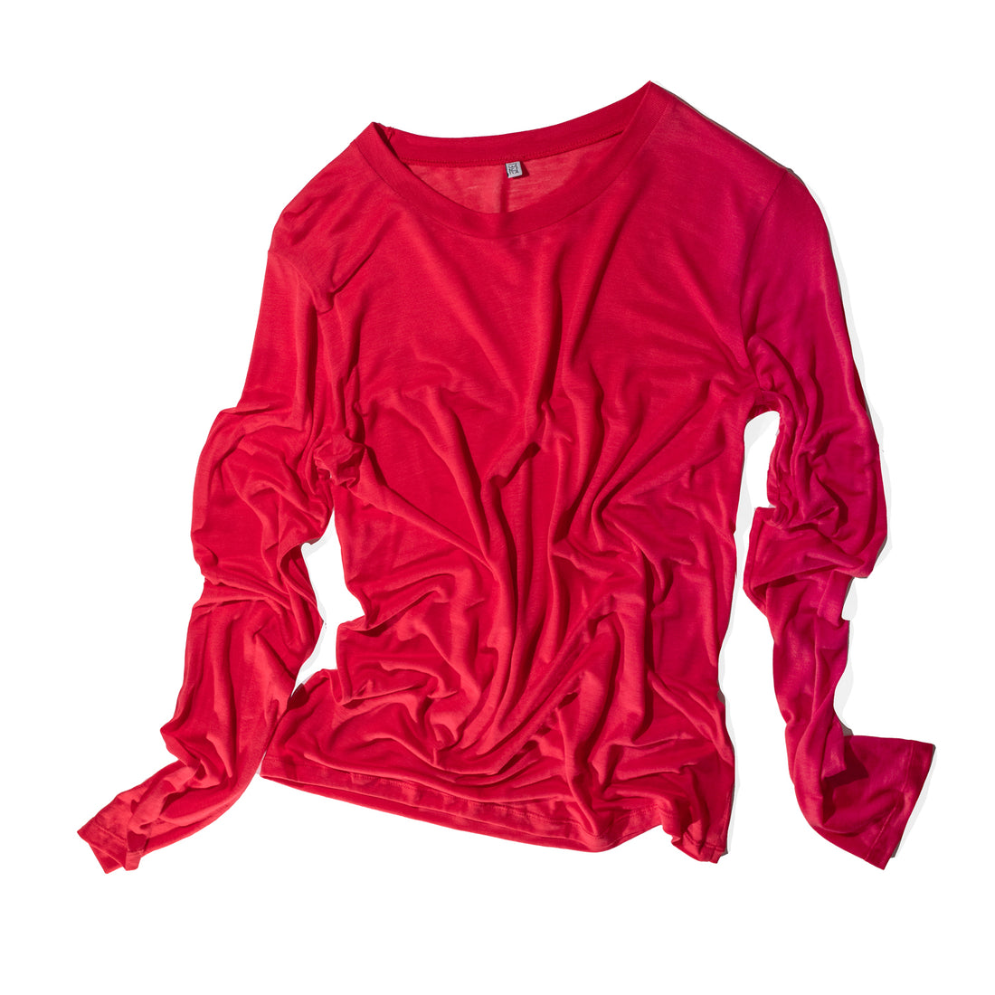 Baserange Long Sleeve Tee in Dio Red