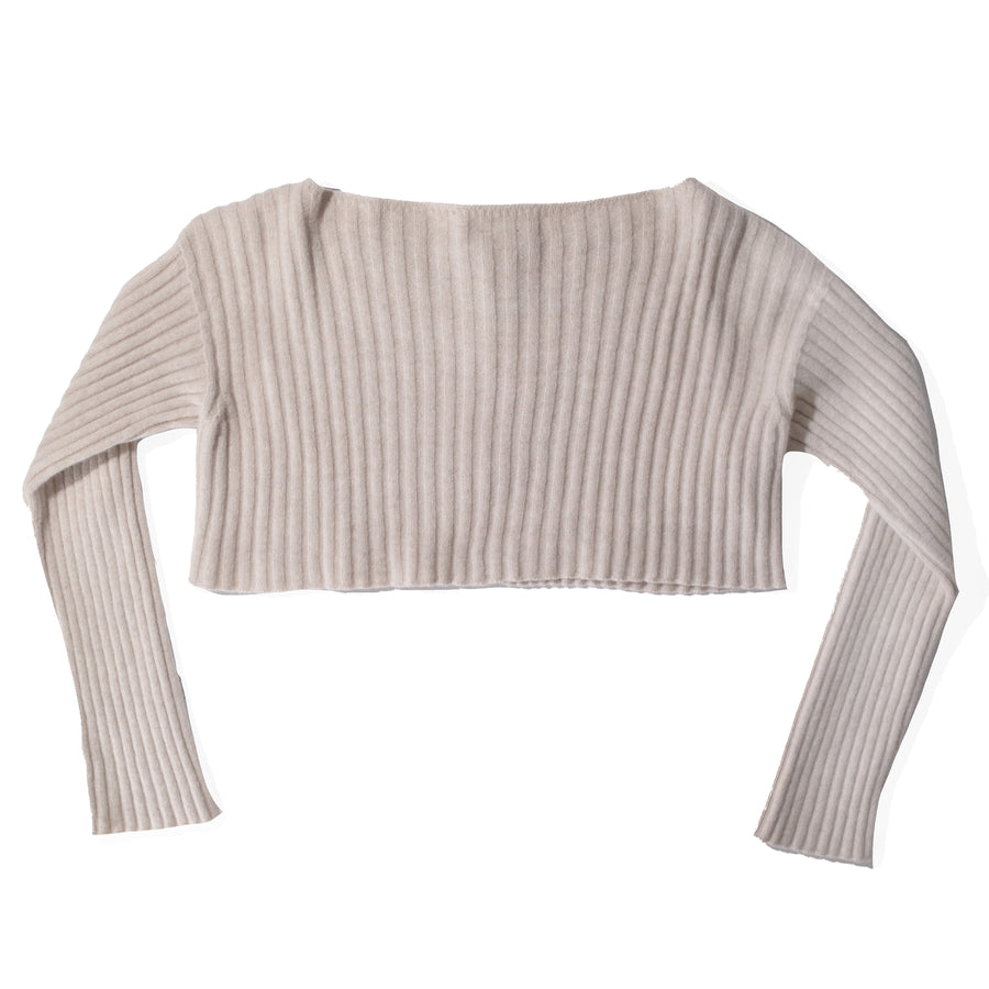 Baserange Macau Cardigan in Sur Sand