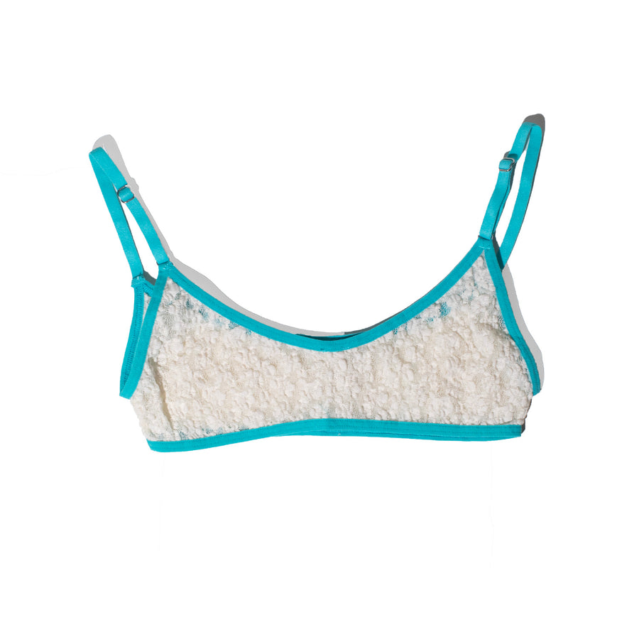 Baserange Musial Bra in Undyed Turquoise