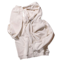 Baserange Rim Zipped Hoodie in Undyed