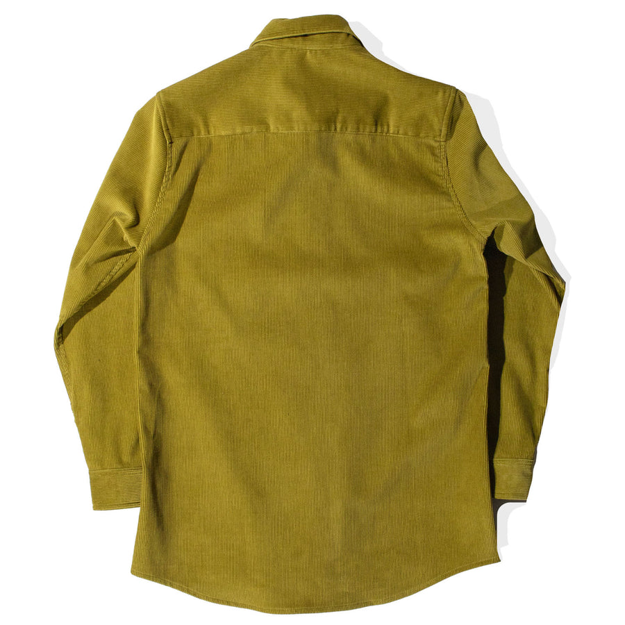 Blluemade Oversized Shirt in Olive Oil Corduroy