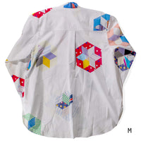 Carleen Emma Bow Shirt in Beach Ball Poplin