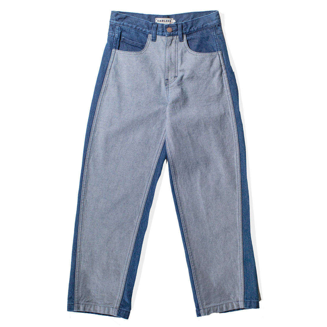 Carleen Wraparound Relaxed Jeans in Western Denim