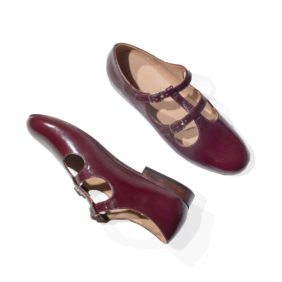 Caron Callahan Alfie Flat in Chocolate Richato