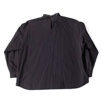 Chimala Frill Collar Shirt in Black