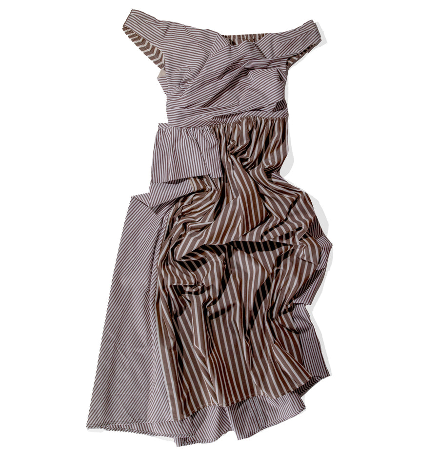 Diotima River Dress in Stripe Cotton