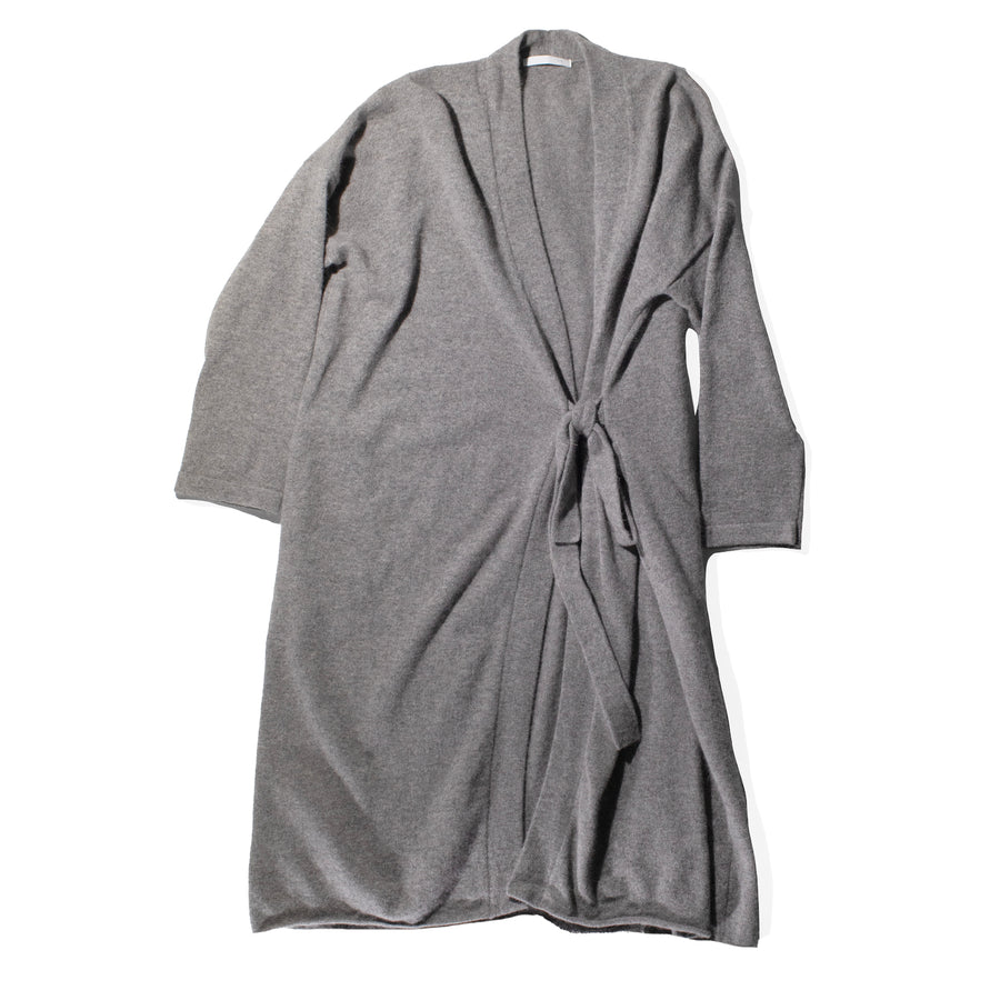 Evam Eva Wool Sable Robe in Gray