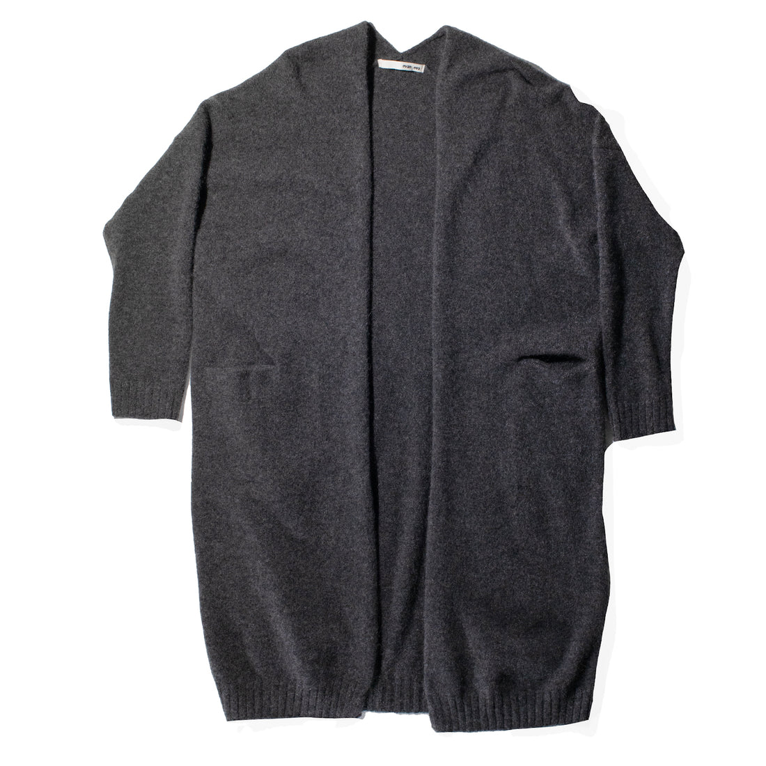 Evam Eva Yak Robe in Charcoal