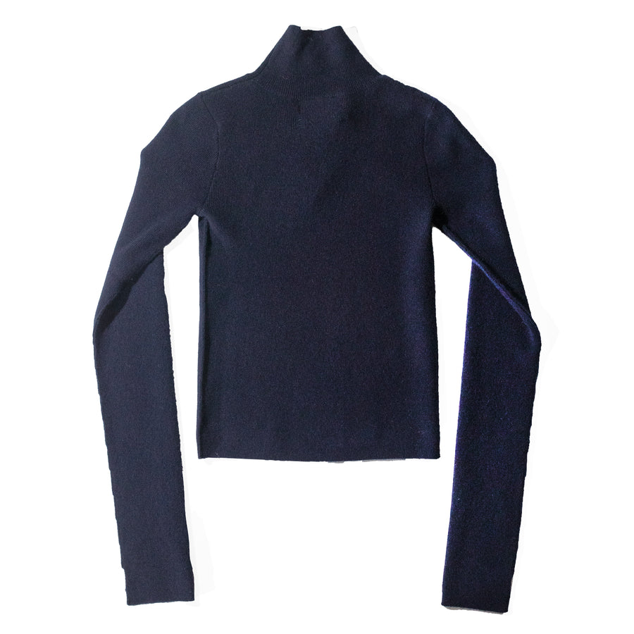 Extreme Cashmere Skin Turtleneck in Navy