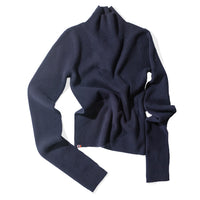 Extreme Cashmere Skin Turtleneck in Navy