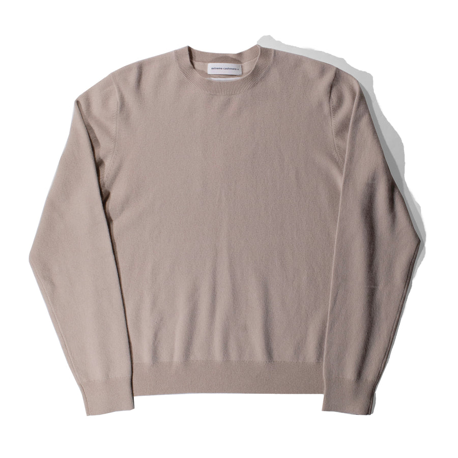 Extreme Cashmere Mister Sweater in Eggshell