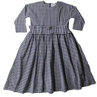 Fabiana Pigna Fer Dress in Navy Plaid