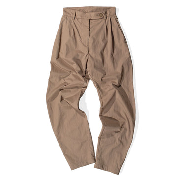 Grei Isla Pleated Trouser in Dark Khaki