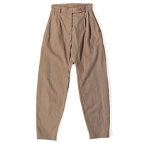 Grei Isla Pleated Trouser in Dark Khaki