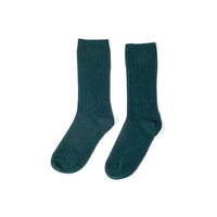 Hansel From Basel Italia Cashmere Crew in Forest Green