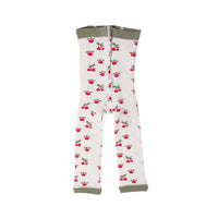 Hansel from Basel Mini Little Cherries All Over Legging in Ivory