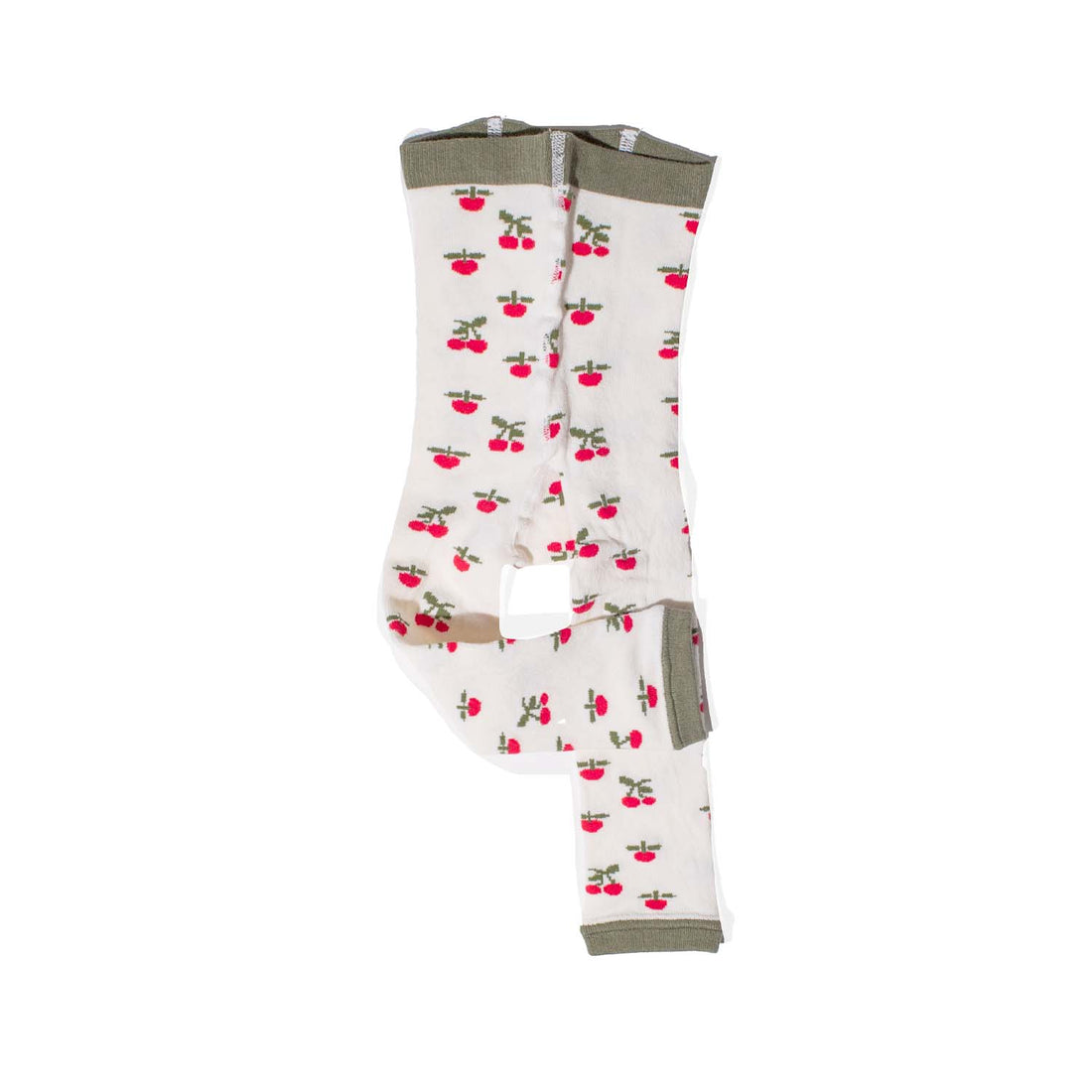 Hansel from Basel Mini Little Cherries All Over Legging in Ivory