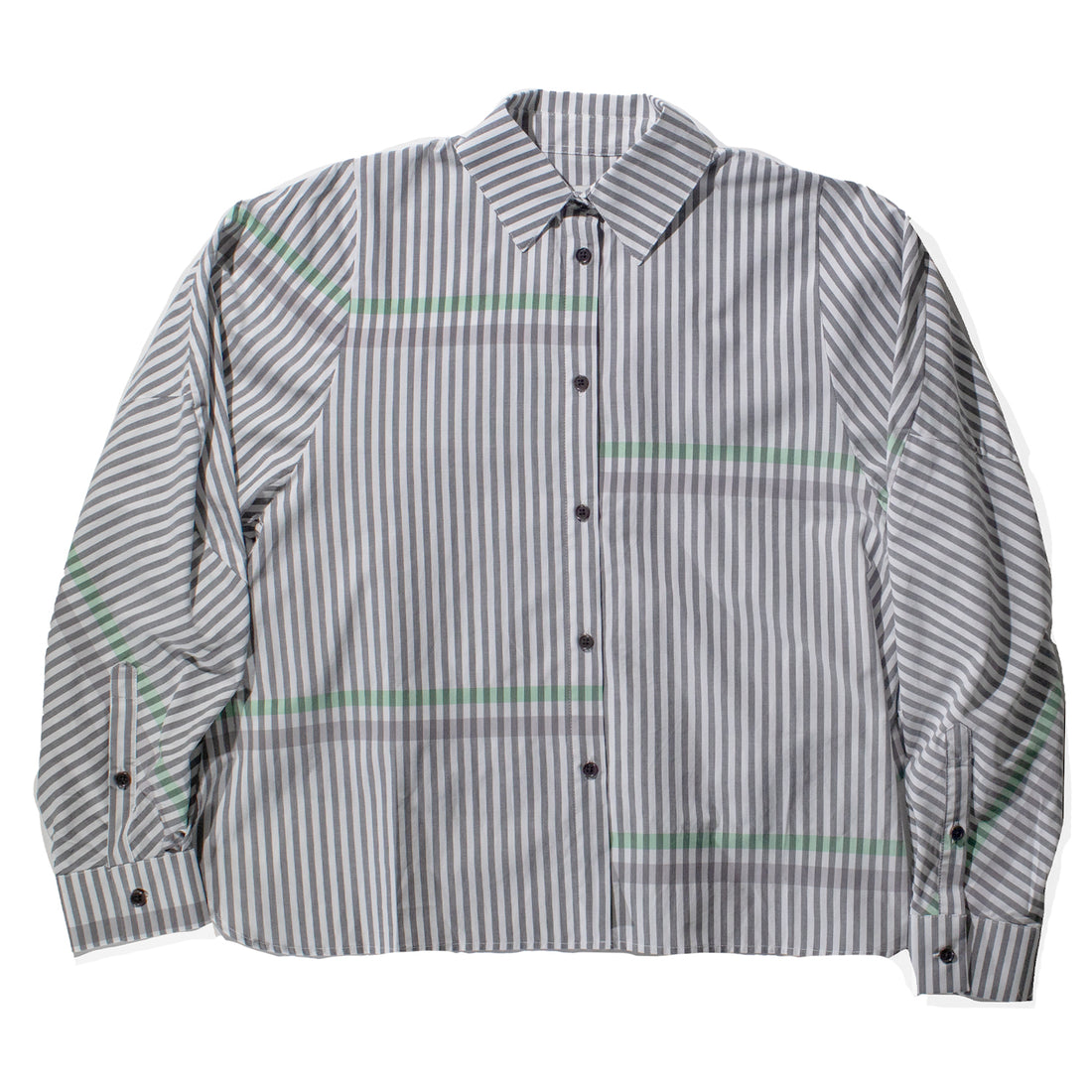 Henrik Vibskov Parcel Shirt in Black and White Stripes