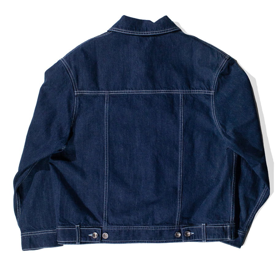 Henrik Vibskov Cosmos Denim Jacket in Navy Denim