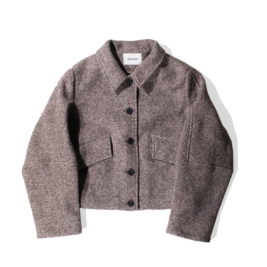 Henrik Vibskov Dusk Wool Jacket in Taupe