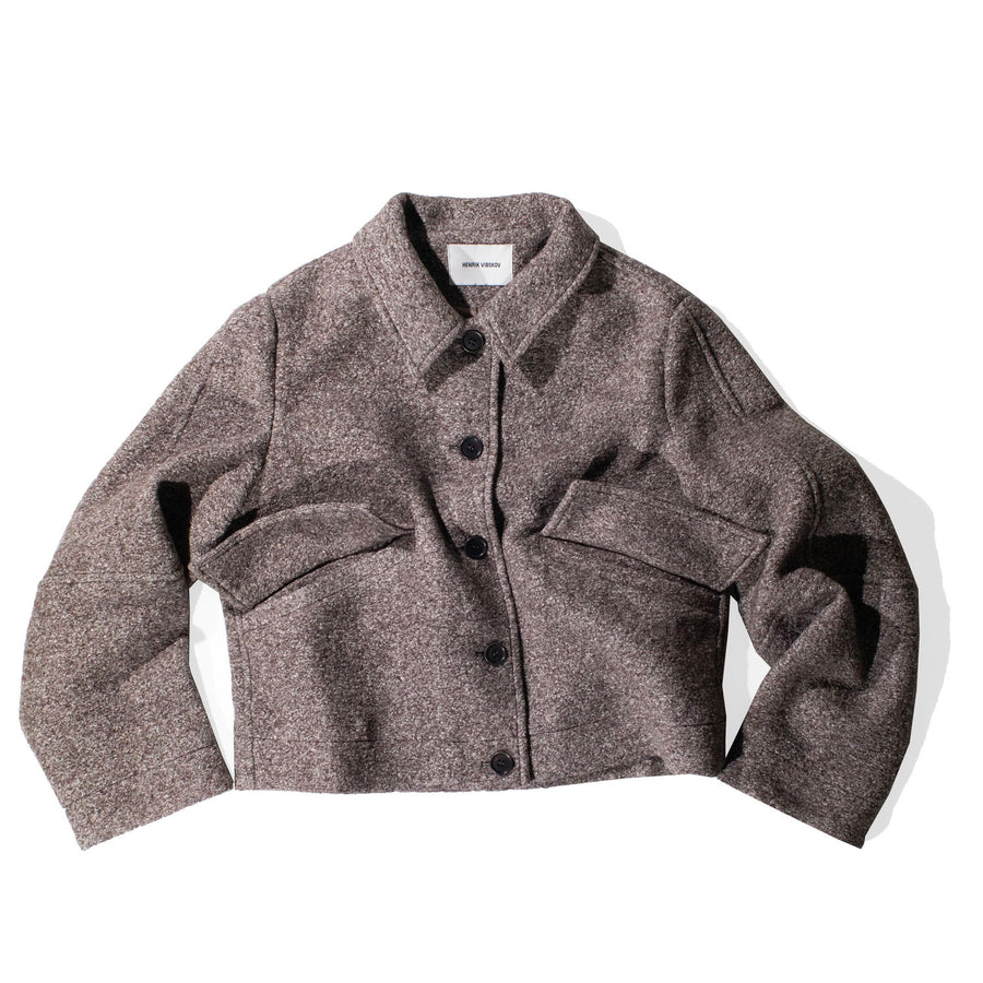 Henrik Vibskov Dusk Wool Jacket in Taupe