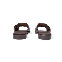 Hereu Ancora Squared Slide in Dark Brown