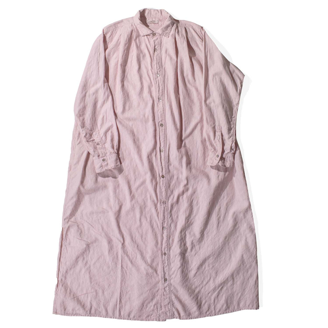 Ichi Antiquités Azumadaki Vintage French Cotton Dress in Pink