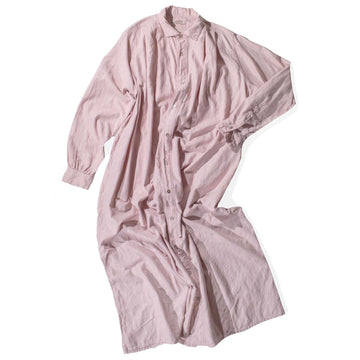 Ichi Antiquités Azumadaki Vintage French Cotton Dress in Pink