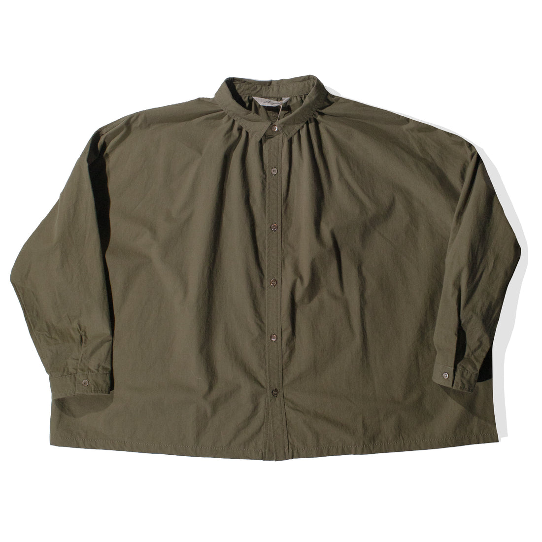 Ichi Antiquités Ohmi Typewriter Shirt in Olive