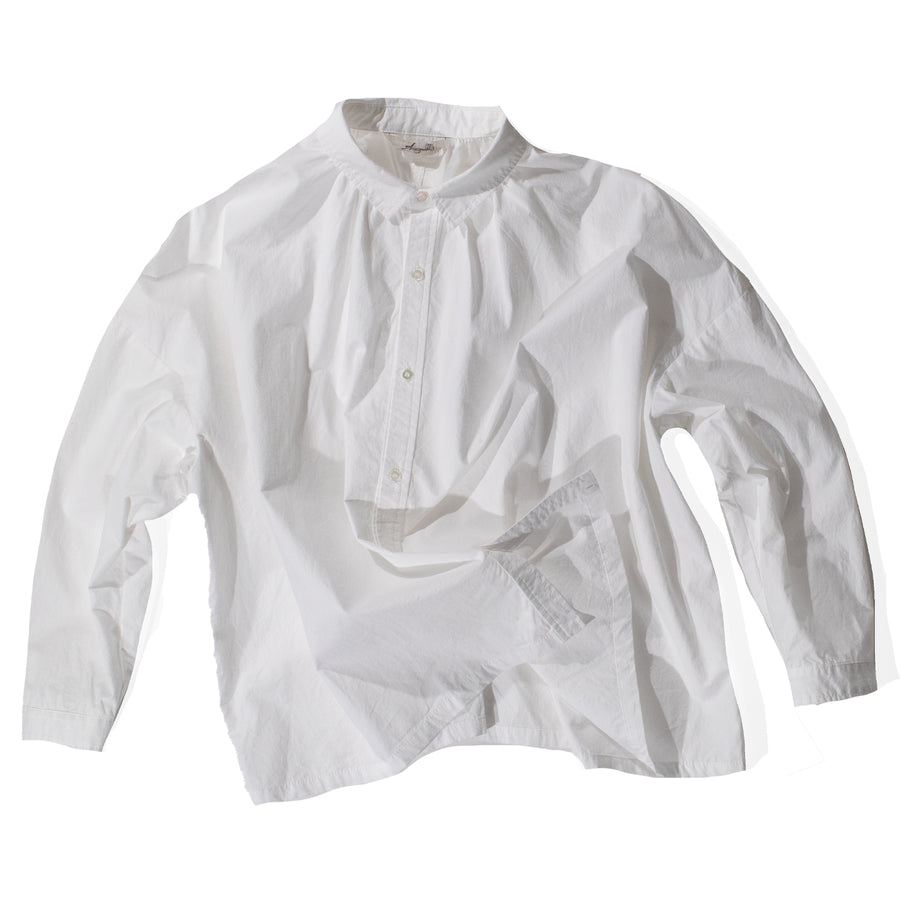 Ichi Antiquités Ohmi Typewriter Shirt in White