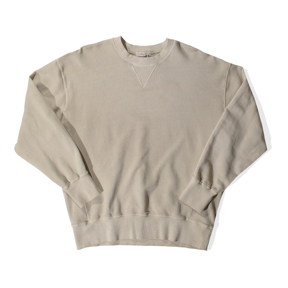 Ichi Antiquités Pigment French Terry Pullover in Beige