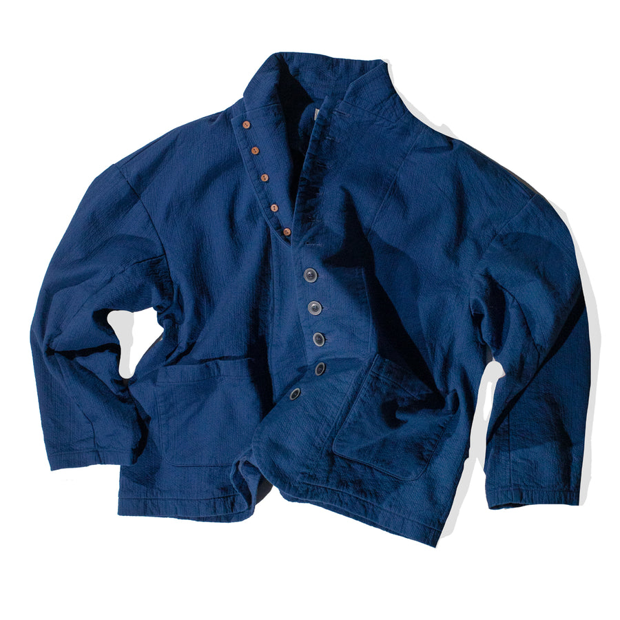 Ichi Antiquités Sashiko Jacket in Indigo