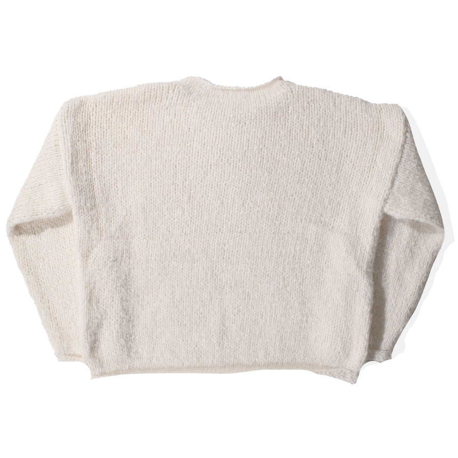 Ichi Antiquités Suri Hand-Knit Pullover in White