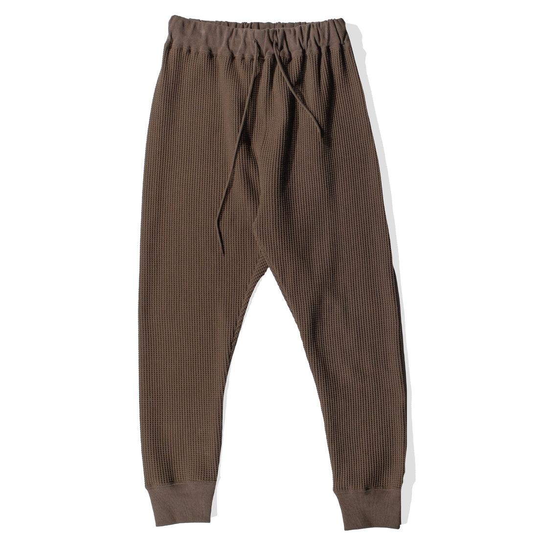 Ichi Antiquités Waffle Knit Pants in Khaki