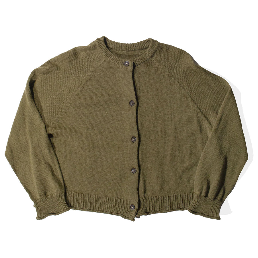 Ichi Antiquités Whole Garment 2Way Cardigan in Khaki