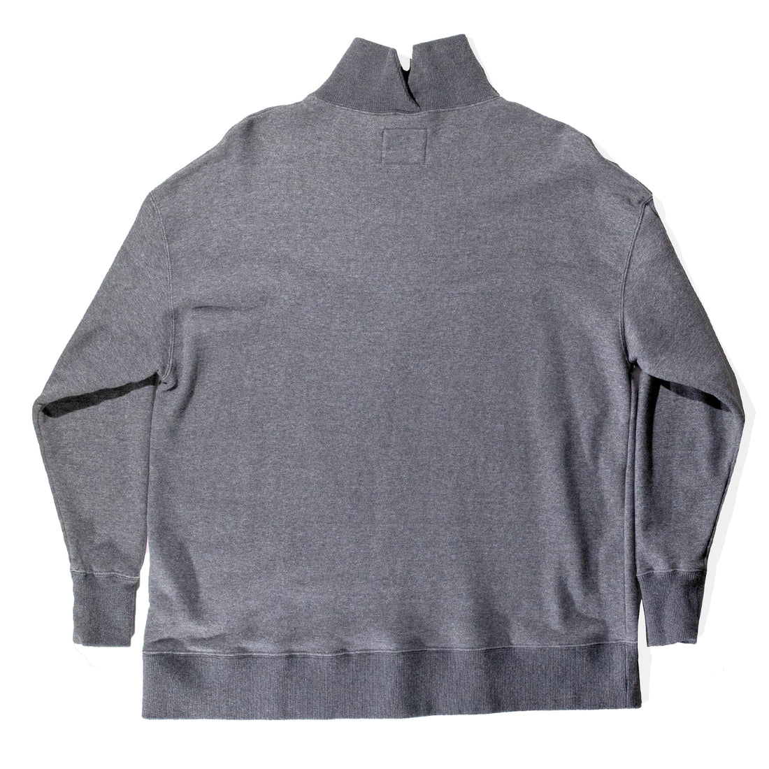 JUDITH Oversized Mockneck in Dark Grey Melange