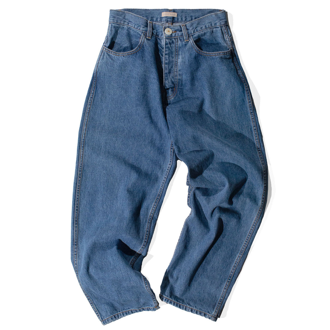 Jesse Kamm California Wide Pants in Cowboy Blue Denim